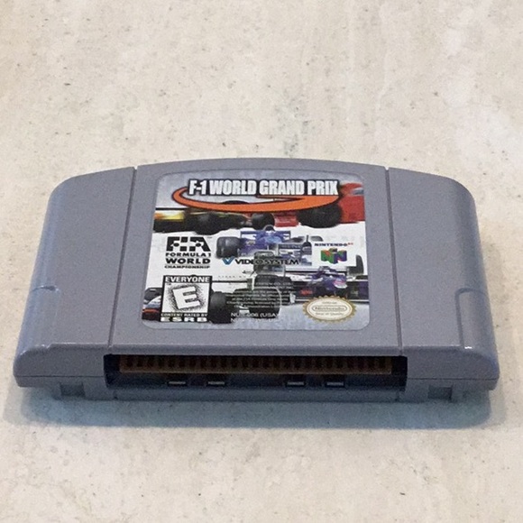 F-1 World Grand Prix Nintendo 64 Game N64 Car Race Cars Racing Formula One - Picture 6 of 9